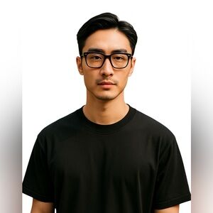 YESGLASSES “GATES” TORTOISESHELL EYEGLASSES WITH HARD SHELL CASE